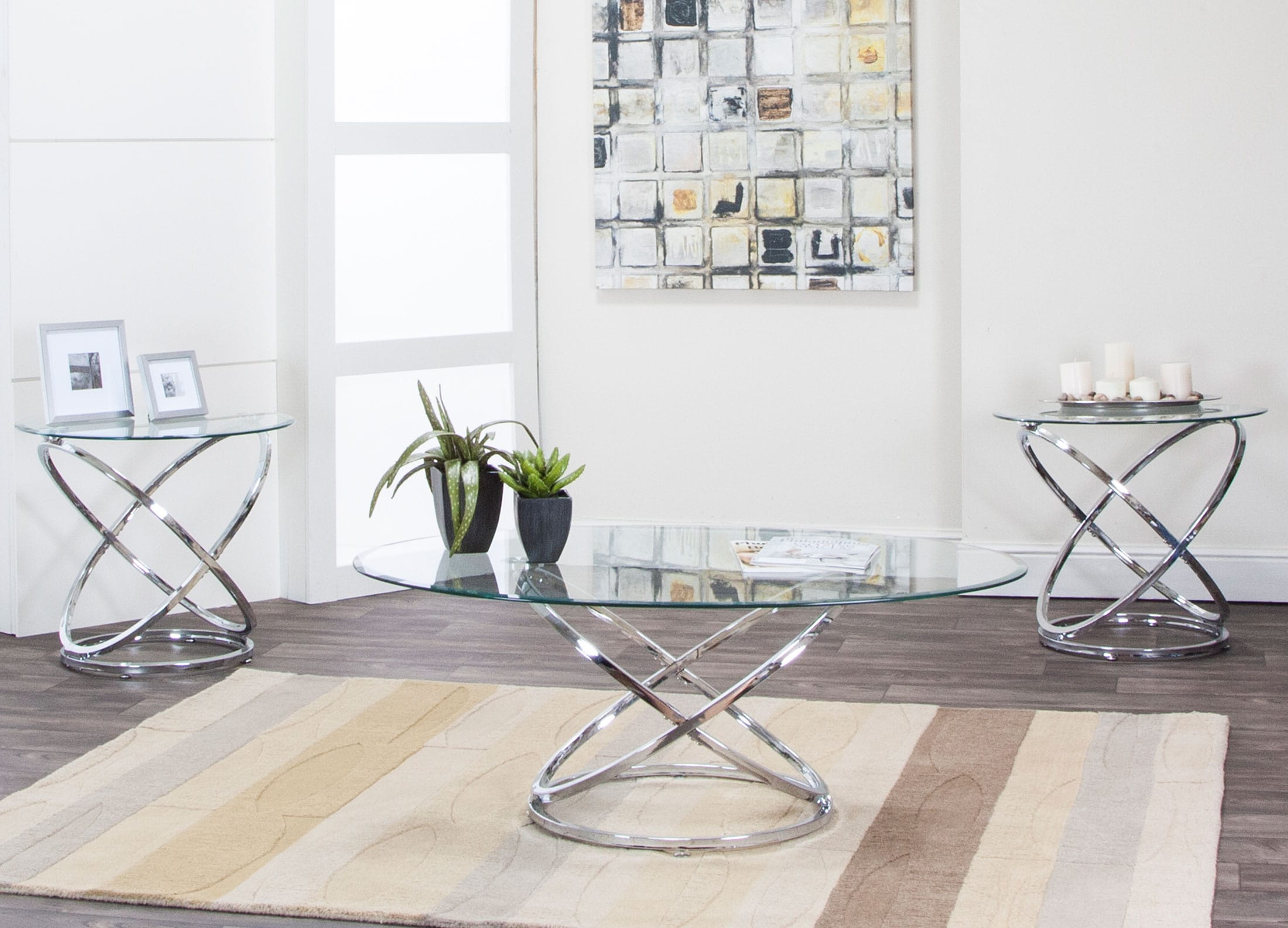 Gyro Occasional Table 3 Pcs Set | Rana
