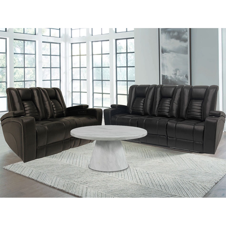 omari living room sets blk pcs  