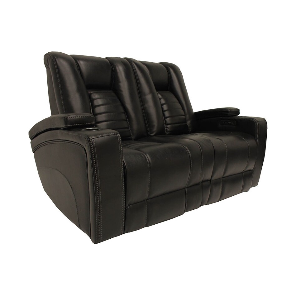 omari loveseats blkls  