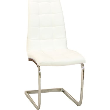 Padria White Side Chair