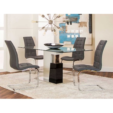 Padria Charcoal Dining 5 Pcs Set