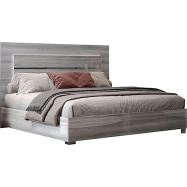 Premium Grey Queen Bed