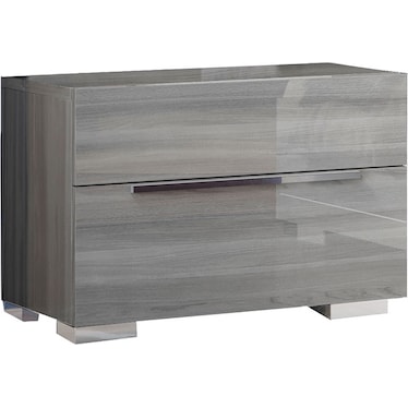 Premium Grey Nightstand