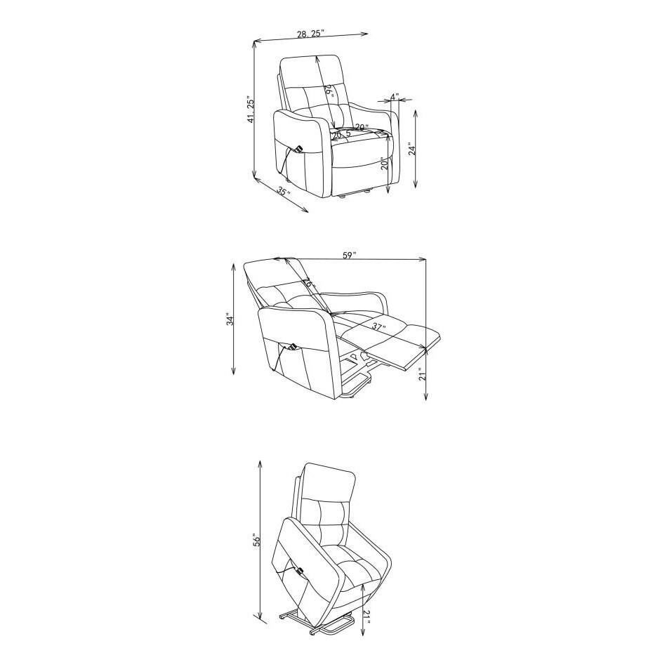 recliners p  
