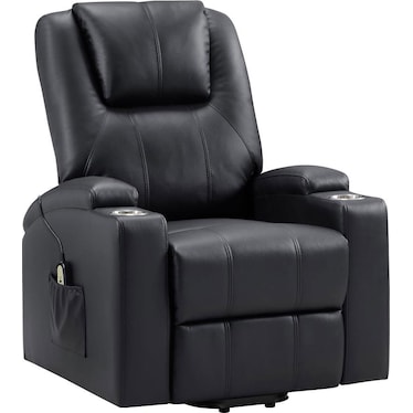 Noriega Espresso Power Lift Massage Recliner
