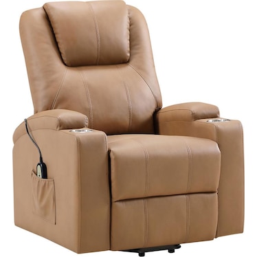 Noriega Camel Power Lift Massage Recliner