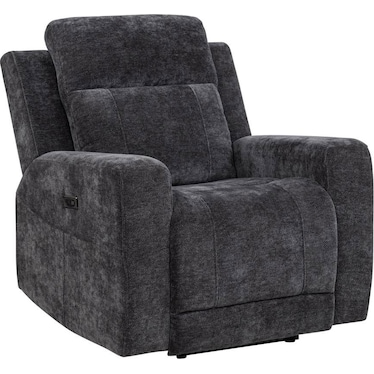 Langston Grey Power Recliner