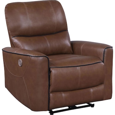 Augustine Brown Power Recliner