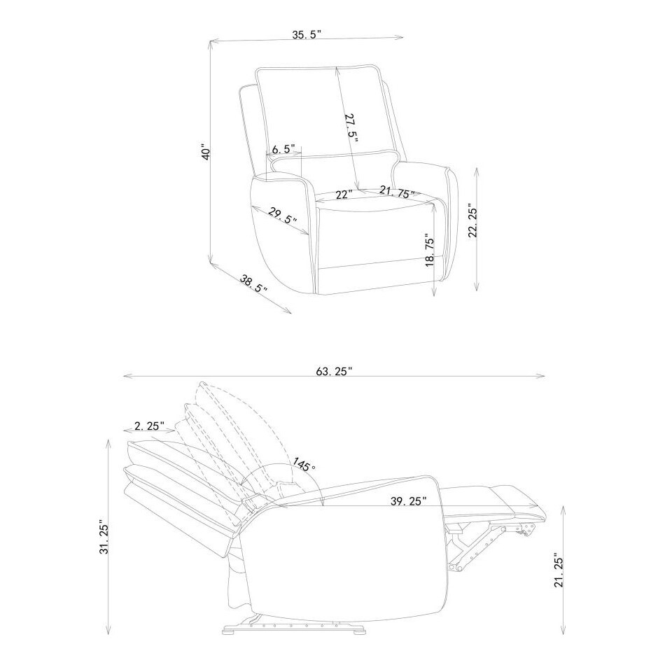 recliners p  