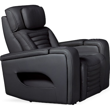 Calla Black Dual Power Recliner