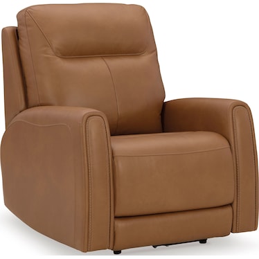 Evania Leather Dual Power Recliner