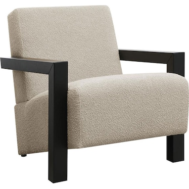 Reese Beige Boucle Accent Chair