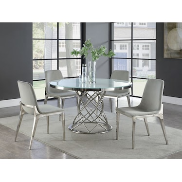 Reeves Round Dining 5 Pcs Set