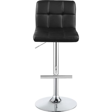 Retro Black Adjustable Stool