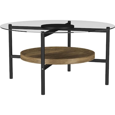 Rhett Glass Top Coffee Table