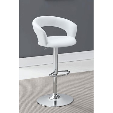 Ring White Adjustable Stool