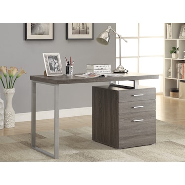 Rocio Grey Office Desk