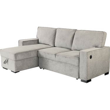 Meylin Taupe Right Sleeper Sectional