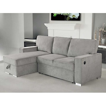 Meylin Gray Right Sleeper Sectional