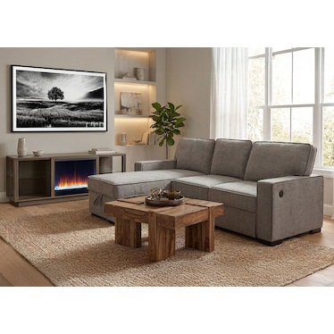Meylin Gray Right Sleeper Sectional