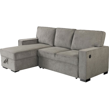Meylin Gray Right Sleeper Sectional