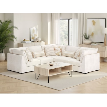Acelynn 5 Pcs Modular Sectional