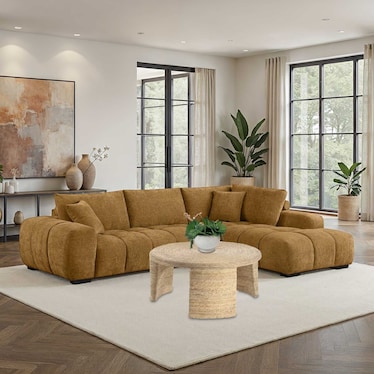 Nolan Amber Right Sectional