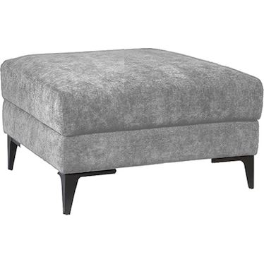 Sereno Gray Right Sectional with Ottoman