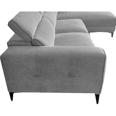 Sereno Gray Right Sectional