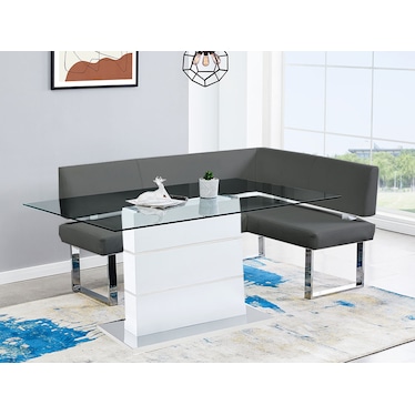 Shay Gray Dining 2 Pcs Set