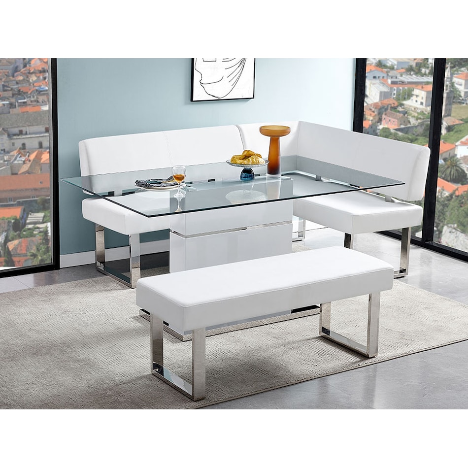 shay dining sets hgpb wht pcs  