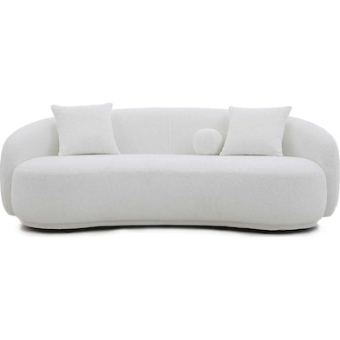 Sheyla Boucle White Sofa