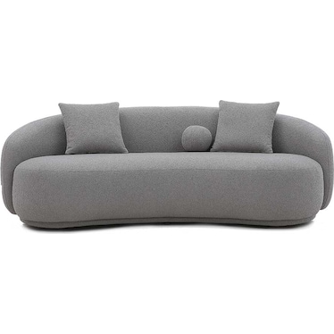 Sheyla Boucle Gray Sofa