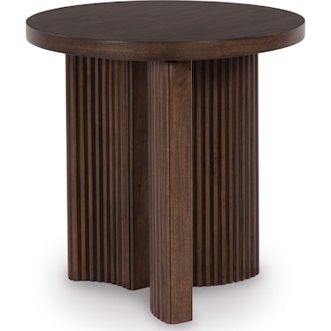 Korestone Round End Table