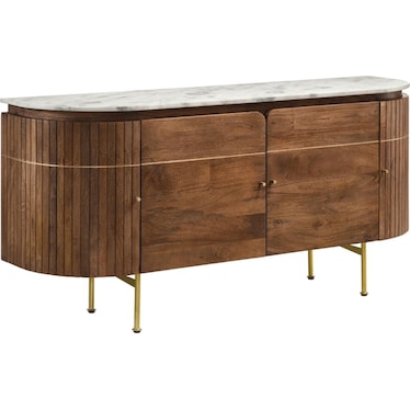 Ashwin Marble Top Sideboard