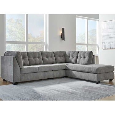 Silas Gray Left Full Sleeper Sectional