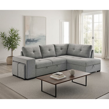 Eliana Gray Sleeper Sectional