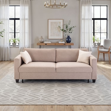 Presley Oatmeal Boucle Sleeper Sofa