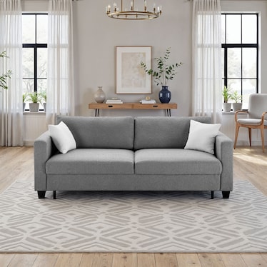 Presley Gray Boucle Queen Sleeper Sofa