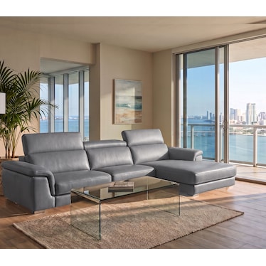 Kyla Gray Left Sleeper Sectional