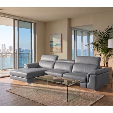 Kyla Gray Right Sleeper Sectional