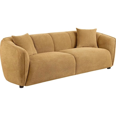 Belmar Mustard Chenille Sofa