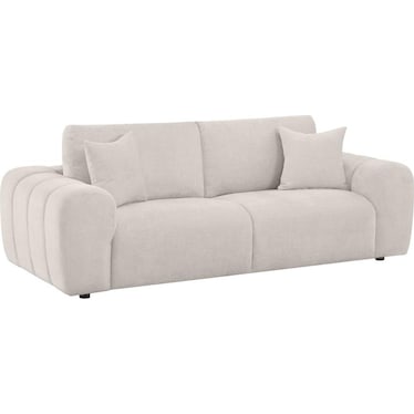Lowell Ivory Chenille Sofa