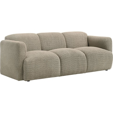 Maribel Brown Round Track Arm Sofa