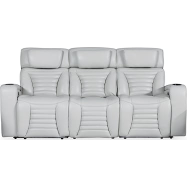 Calla Fog Dual Power Recliner Sofa