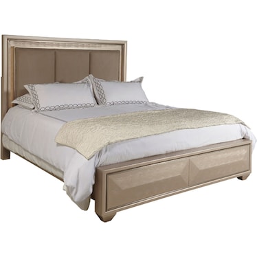 Soho Champagne King Bed