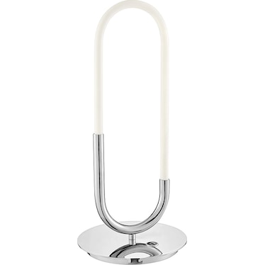 Led Single Clip Chrome Table Lamp