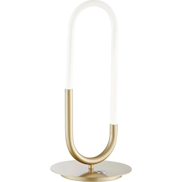 Led Single Clip Gold Table Lamp