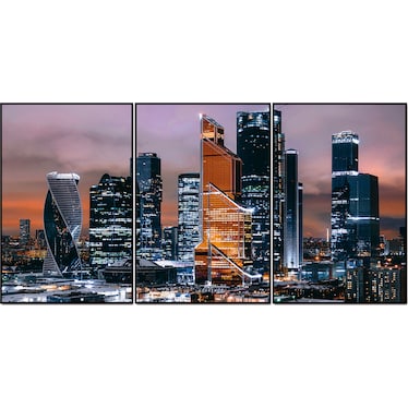 Skyscraper Acrylic Wall Art w/ Frame