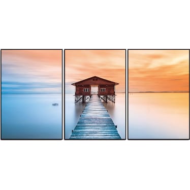 Gentle Sunset Acrylic Wall Art w/ Frame